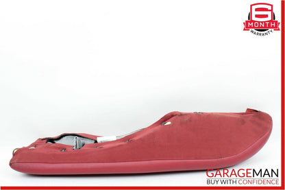 14-18 Maserati Quattroporte Rear Left Side Seat Bolster Cushion Pad Cover Red