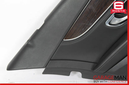 15-16 Mercedes W205 C300 C350e C400 Rear Left Side Interior Door Panel Cover OEM