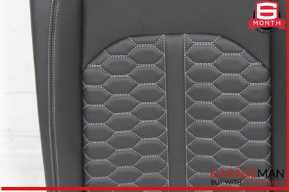 18-23 Audi RS5 Rear Left Side Upper Seat Cushion Black OEM