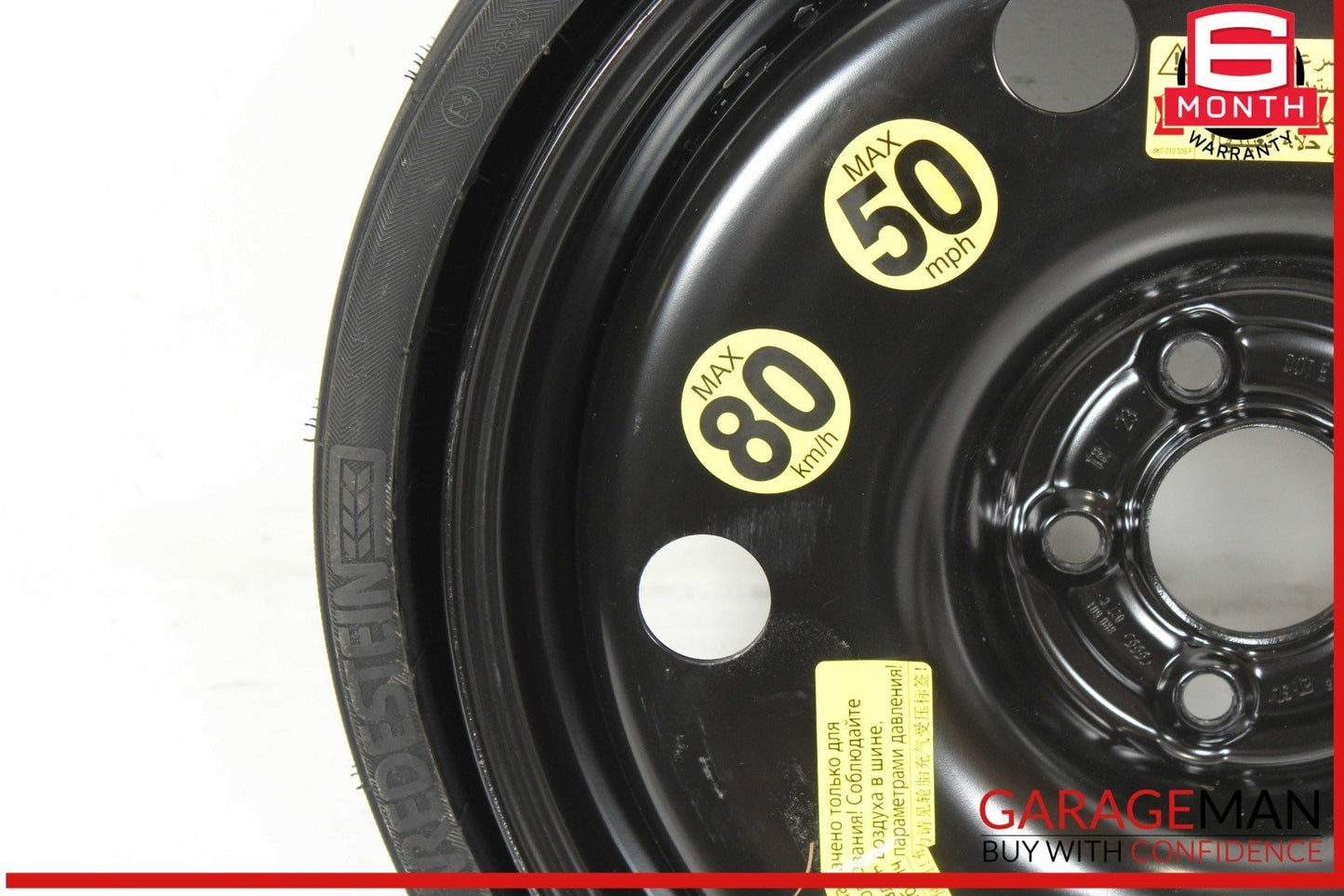 09-17 Audi SQ5 Q5 Emergency Spare Wheel Rim Tire 6 x 18 ET32 OEM
