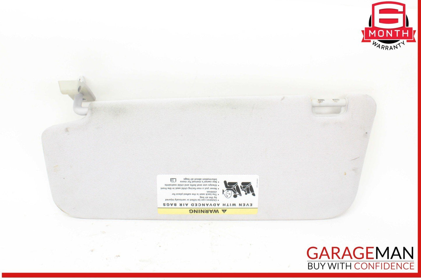 03-09 Mercedes W211 E350 Front Right Side Sunvisor Sun Visor Gray 2118100410 OEM