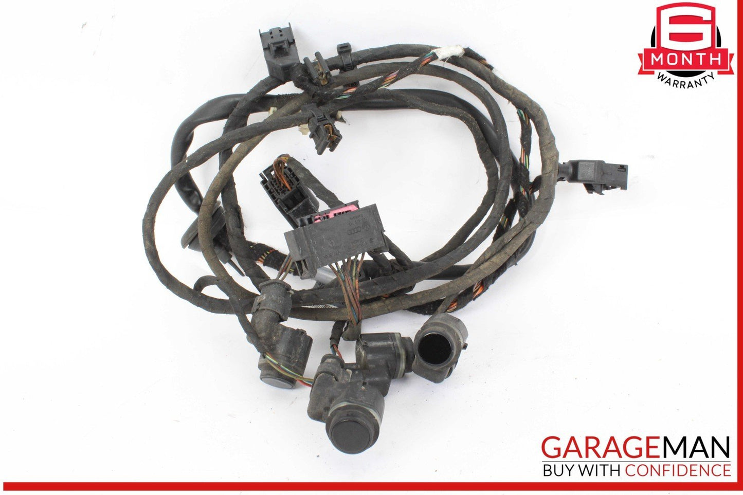 09-12 Audi S4 Rear Bumper Wire Wiring Harness w/ PDC Parking Assist Sensors OEM