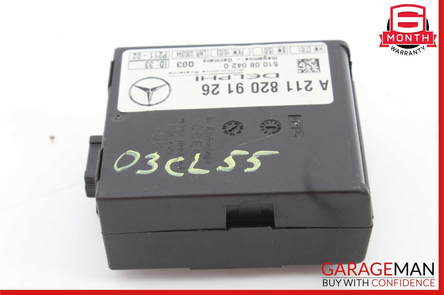Mercedes CL55 AMG CLK500 SLK280 S430 E320 Anti Theft Alarm Module 2118209126 OEM