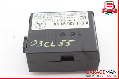 Mercedes CL55 AMG CLK500 SLK280 S430 E320 Anti Theft Alarm Module 2118209126 OEM