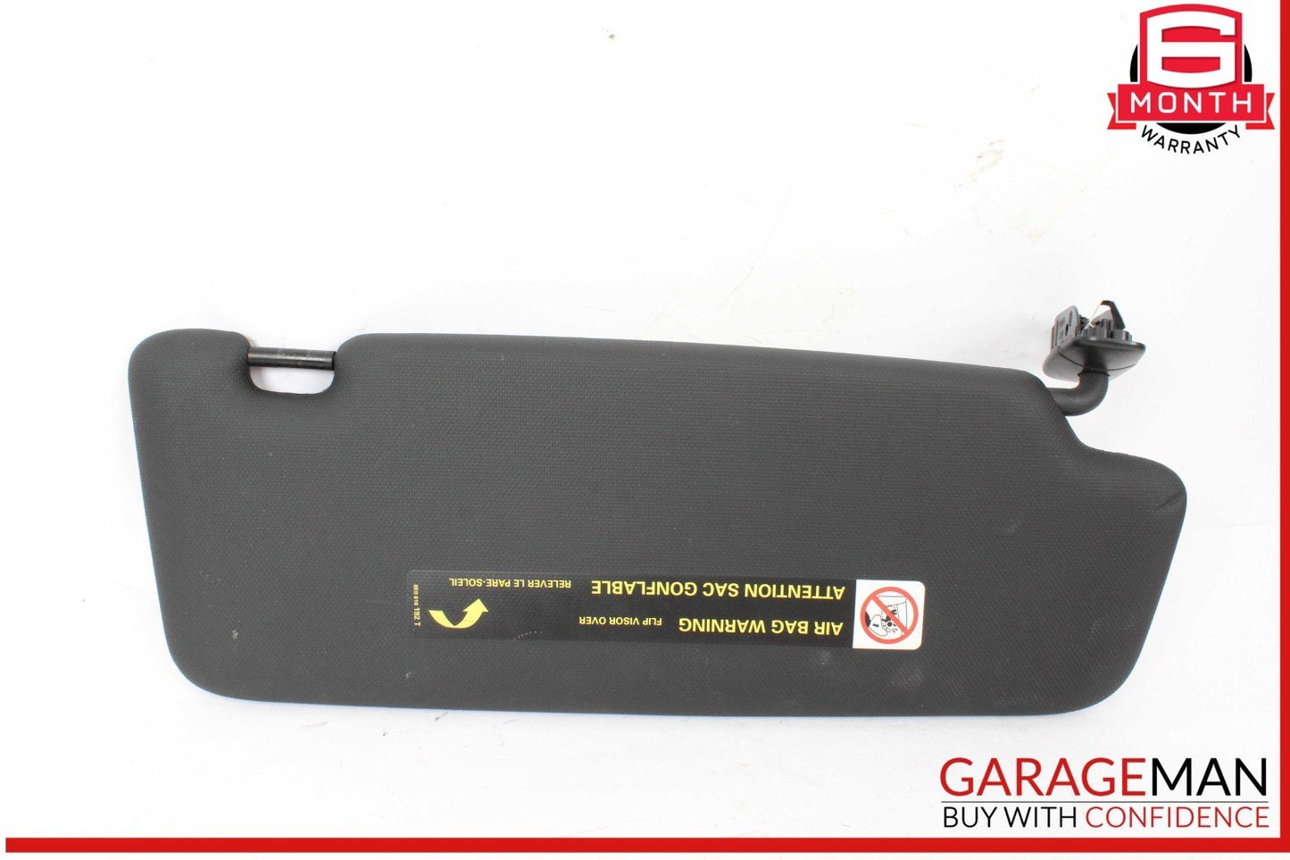 14-17 Audi SQ5 Front Left Driver Side Sun Visor Sunvisor Black 8U0857551F OEM
