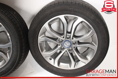 15-18 Mercedes W205 C300 Complete Wheel Tire Rim Set of 4 Pc 7Jx17H2 ET48.5 OEM