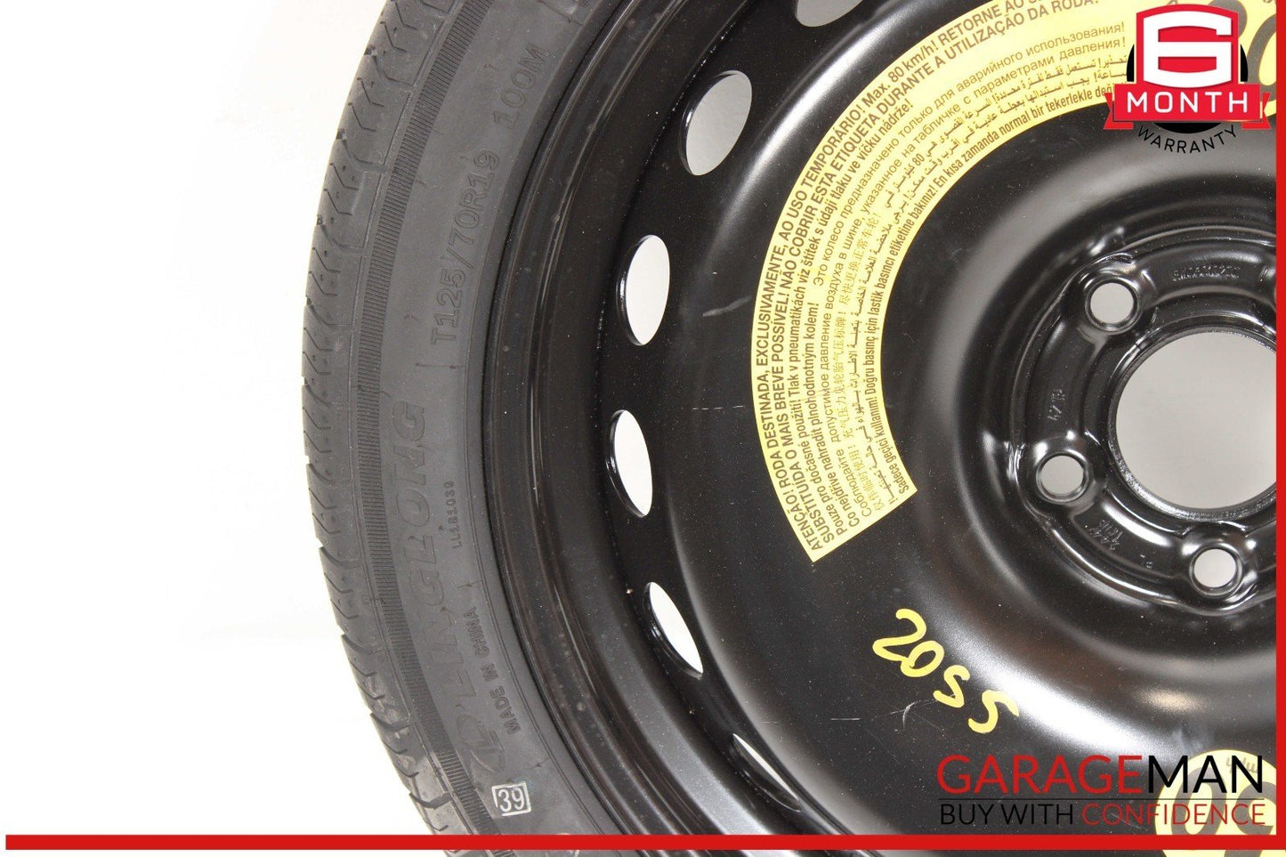 17-24 Audi S5 Emergency Spare Tire Wheel Donut Rim R19 OEM