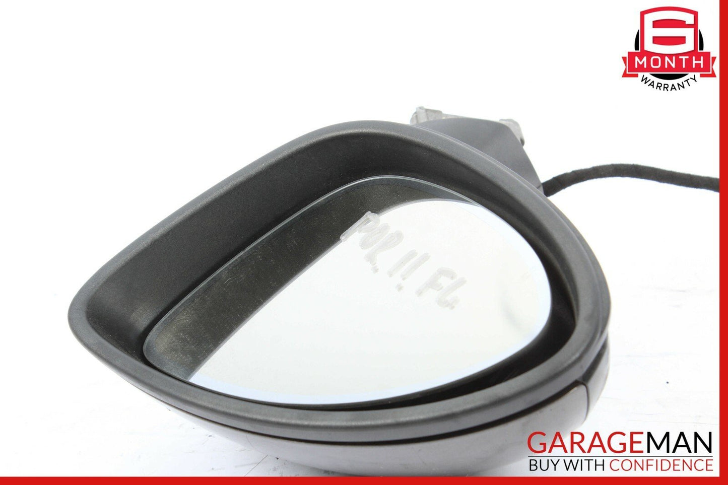 11-14 Porsche Cayenne 958 Front Left Driver Side Mirror Door Rear View Brown