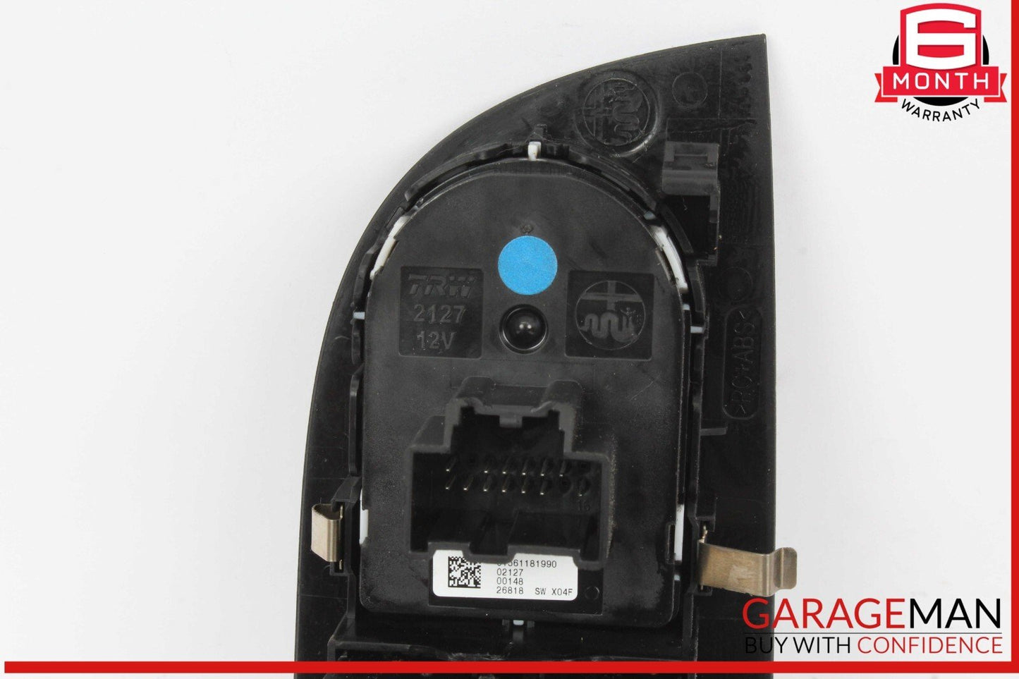 17-21 Alfa Romeo Giulia Front Left Master Window Switch Control Module Assy