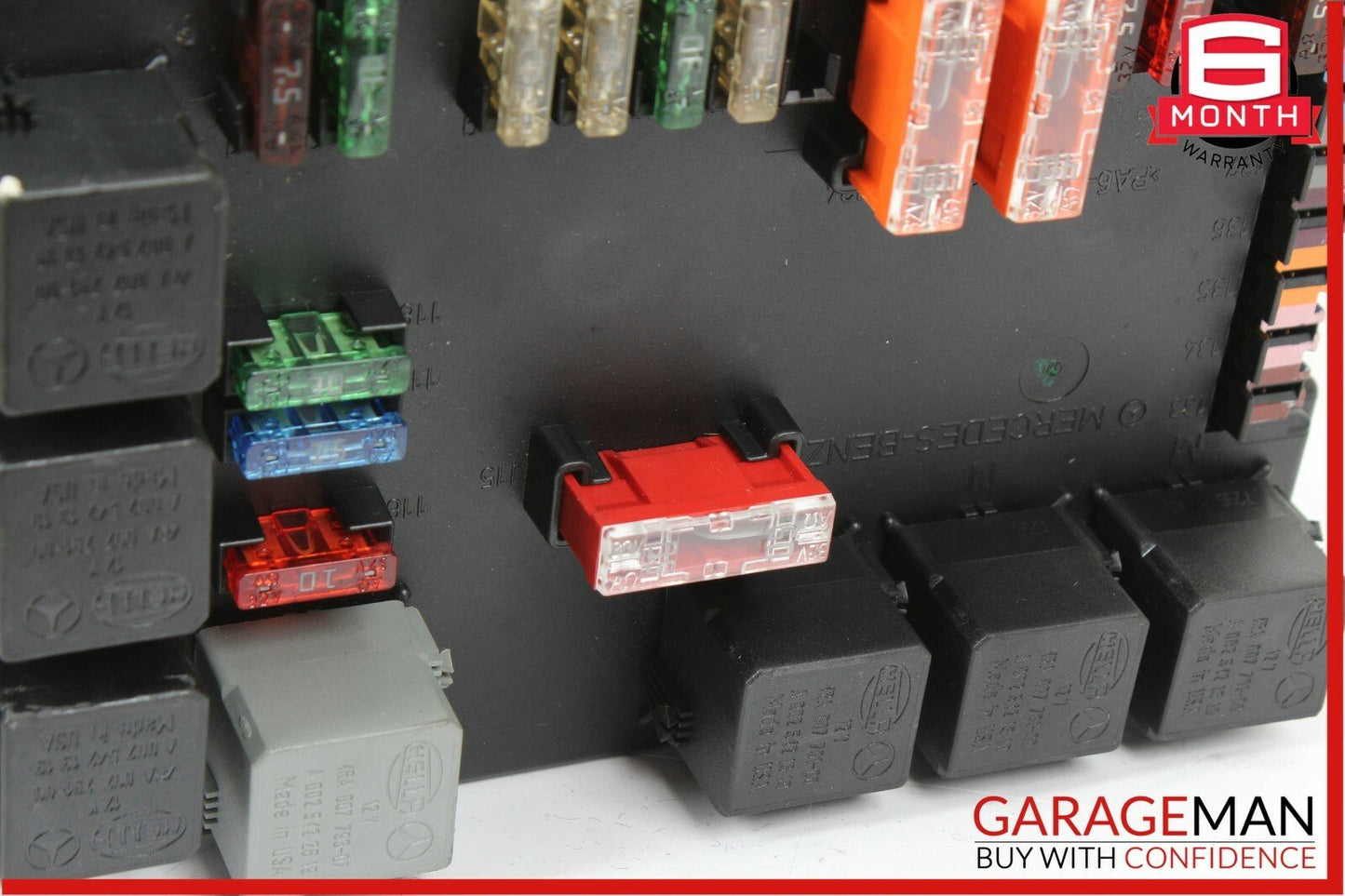 07-09 Mercedes W221 S550 CL550 Rear Trunk SAM Fuse Relay Box  Assembly OEM