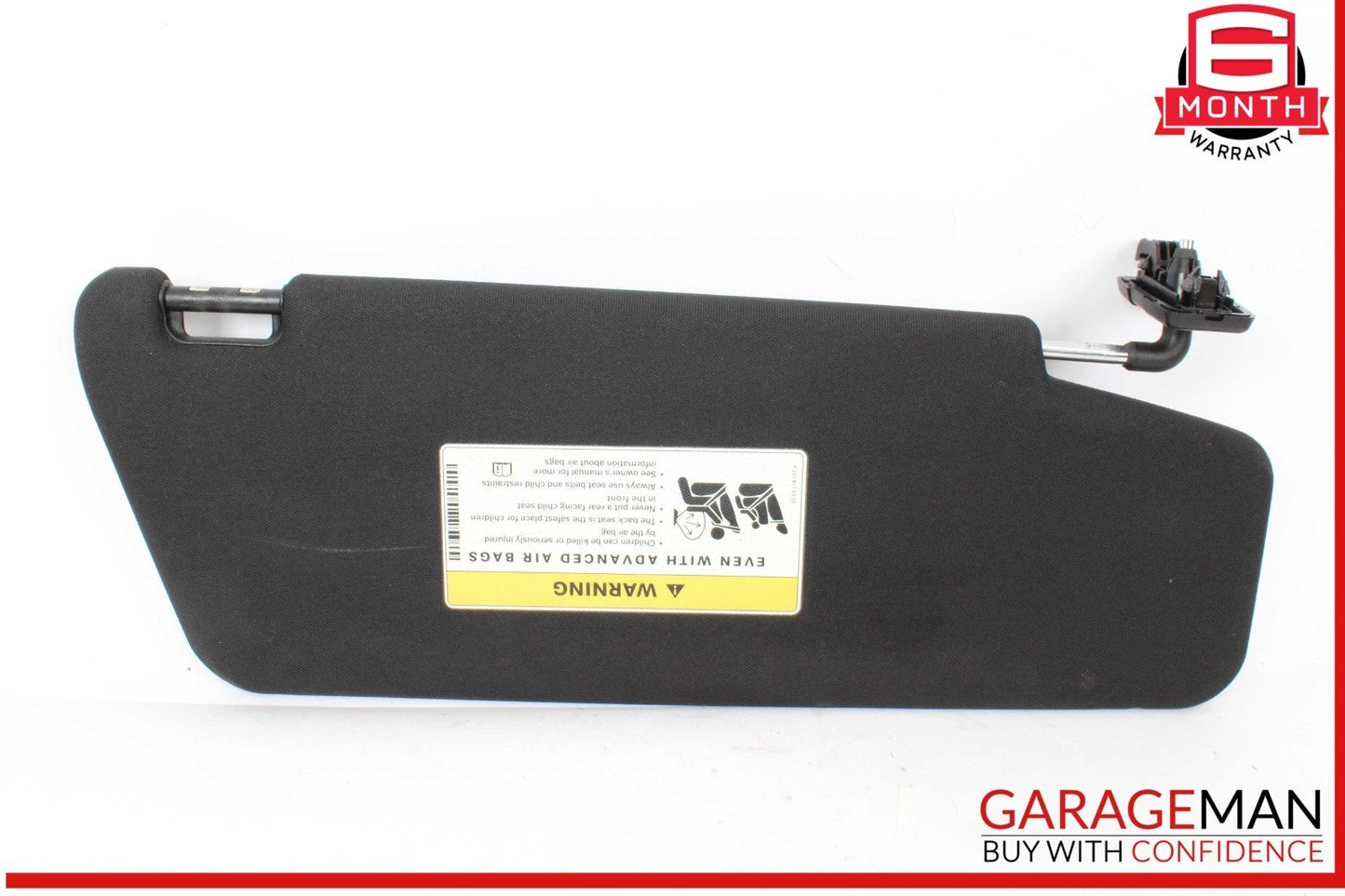 12-14 Mercedes W218 CLS550 CLS63 Right Passenger Side Sun Visor Shade Black OEM