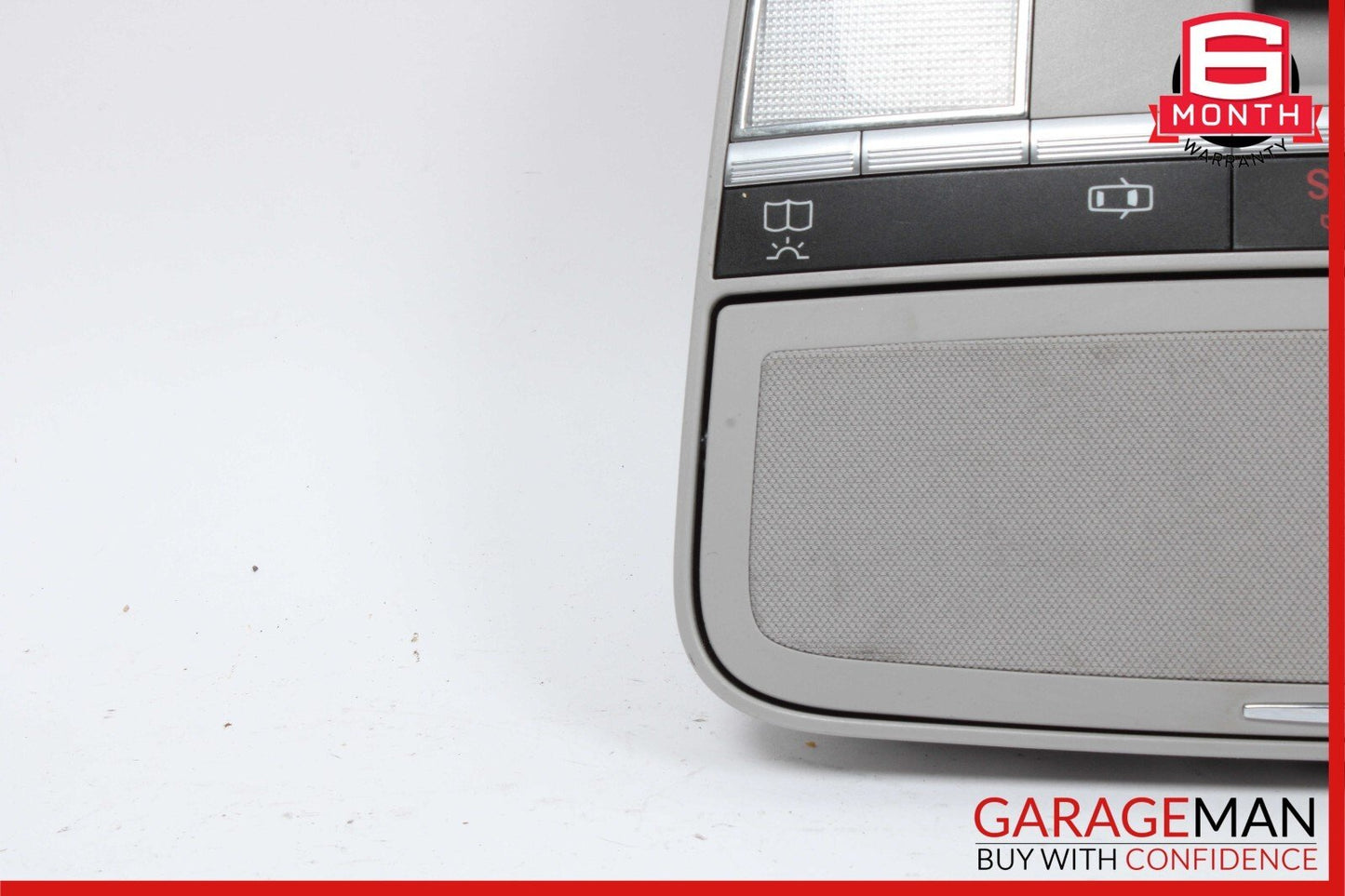 07-09 Mercedes W221 S550 CL600 Overhead Dome Light Sunroof Control Grey OEM
