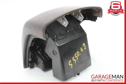 07-13 Mercedes W221 S550 Rear Center Console A/C AC Air Vent Trim Assembly Wood
