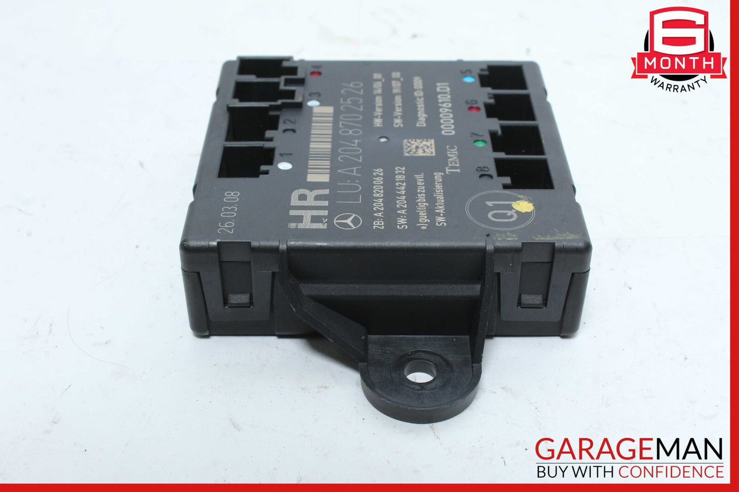 08-14 Mercedes W204 C350 C300 Rear Right Side Door Control Module 2048702526 OEM