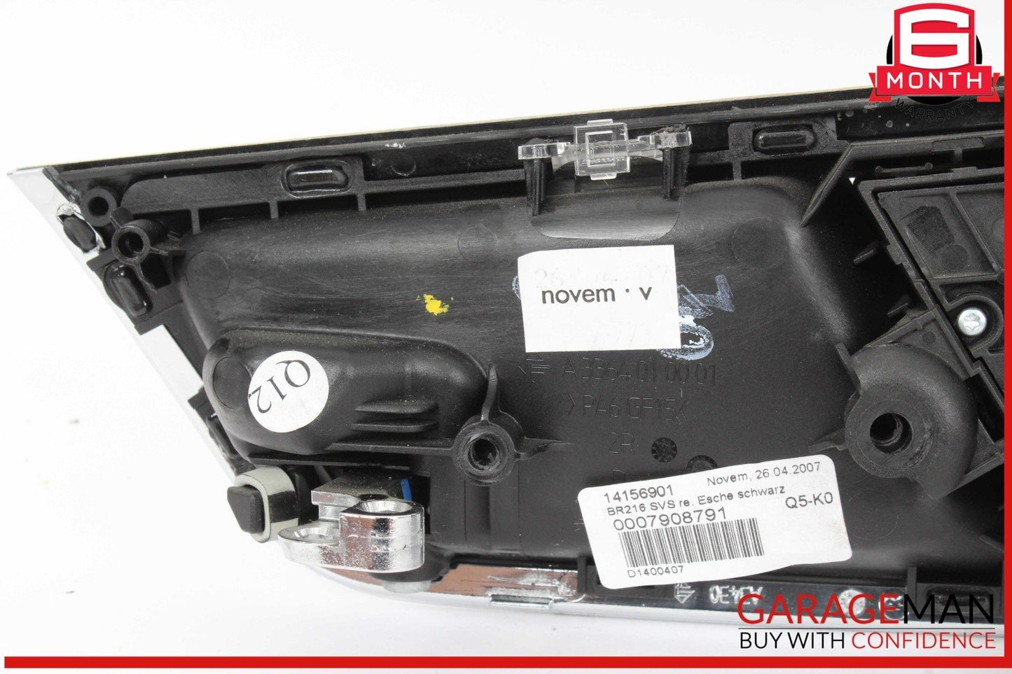07-14 Mercedes W221 S550 Front Right Side Seat Control Switch w/ Door Handle OEM