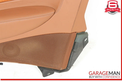07-11 Bentley Continental GTC Rear Right Side Interior Door Panel Brown OEM