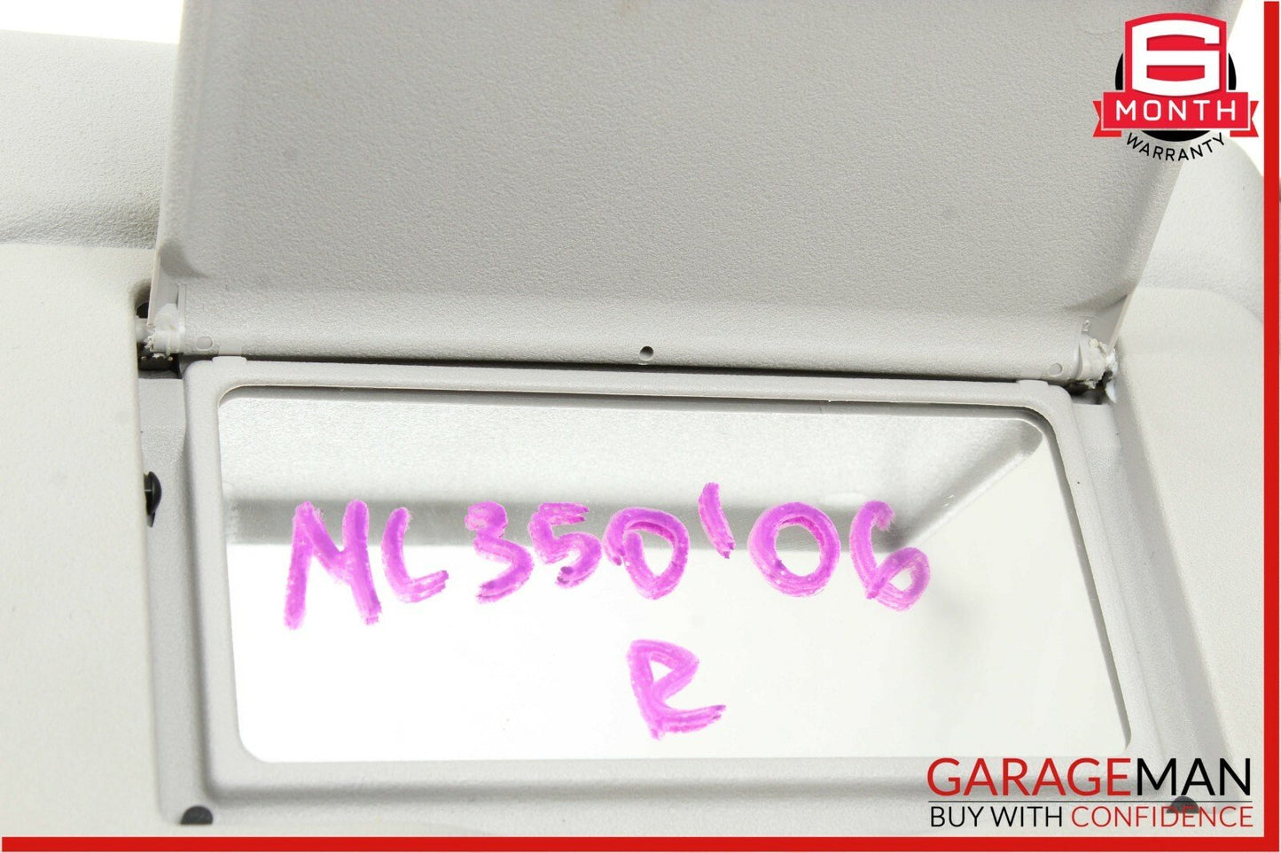 06-12 Mercedes W164 ML350 GL550 Front Right Side Sun Visor Sunvisor Shade Gray