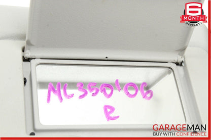 06-12 Mercedes W164 ML350 GL550 Front Right Side Sun Visor Sunvisor Shade Gray