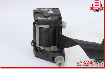 03-08 Maserati Quattroporte M139 Front Left Driver Side Seat Belt Black OEM