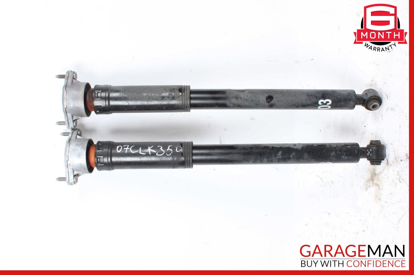 08-14 Mercedes W204 C250 C300 Rear Left & Right Shock Absorber Struts Set of 2