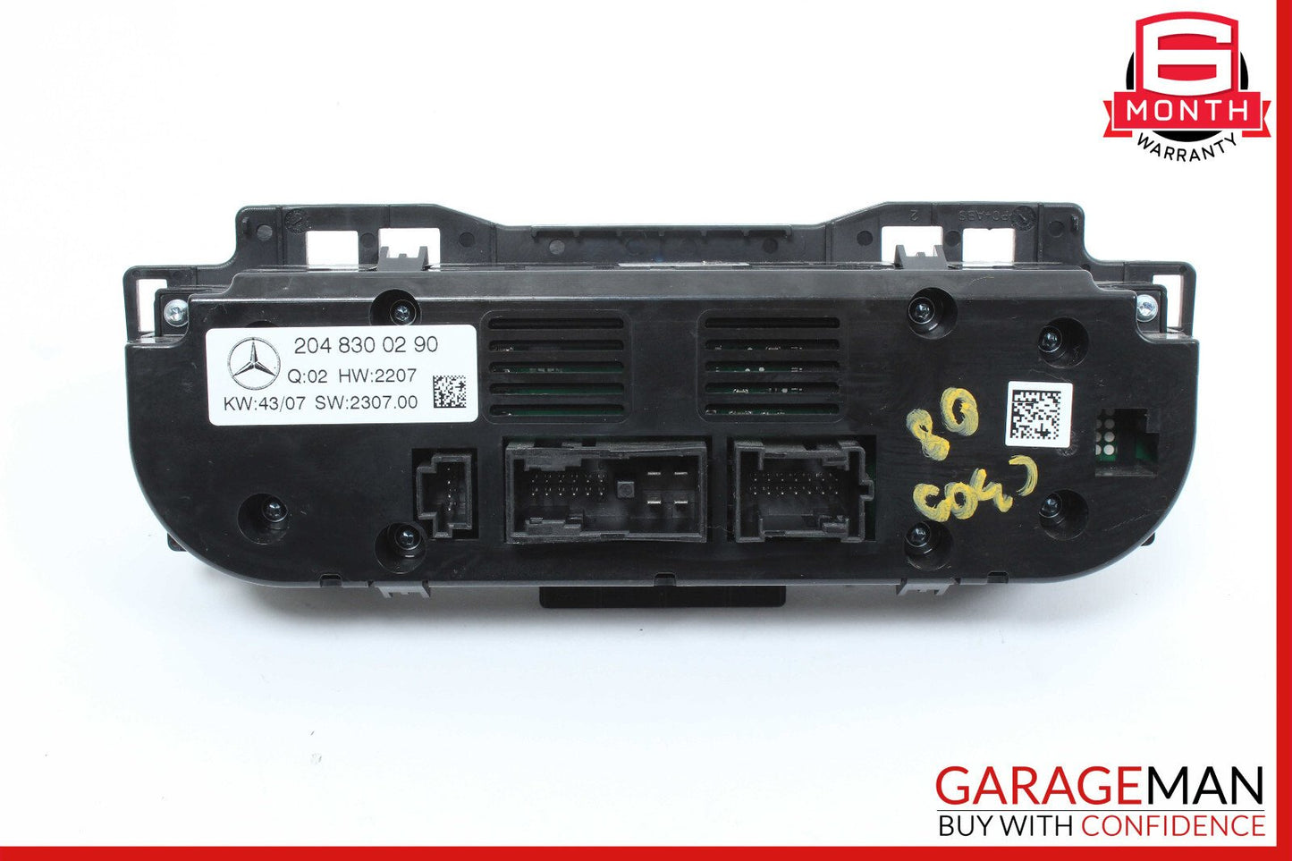08-11 Mercedes W204 C300 C63 AMG AC A/C Heater Climate Control 2048300290 OEM