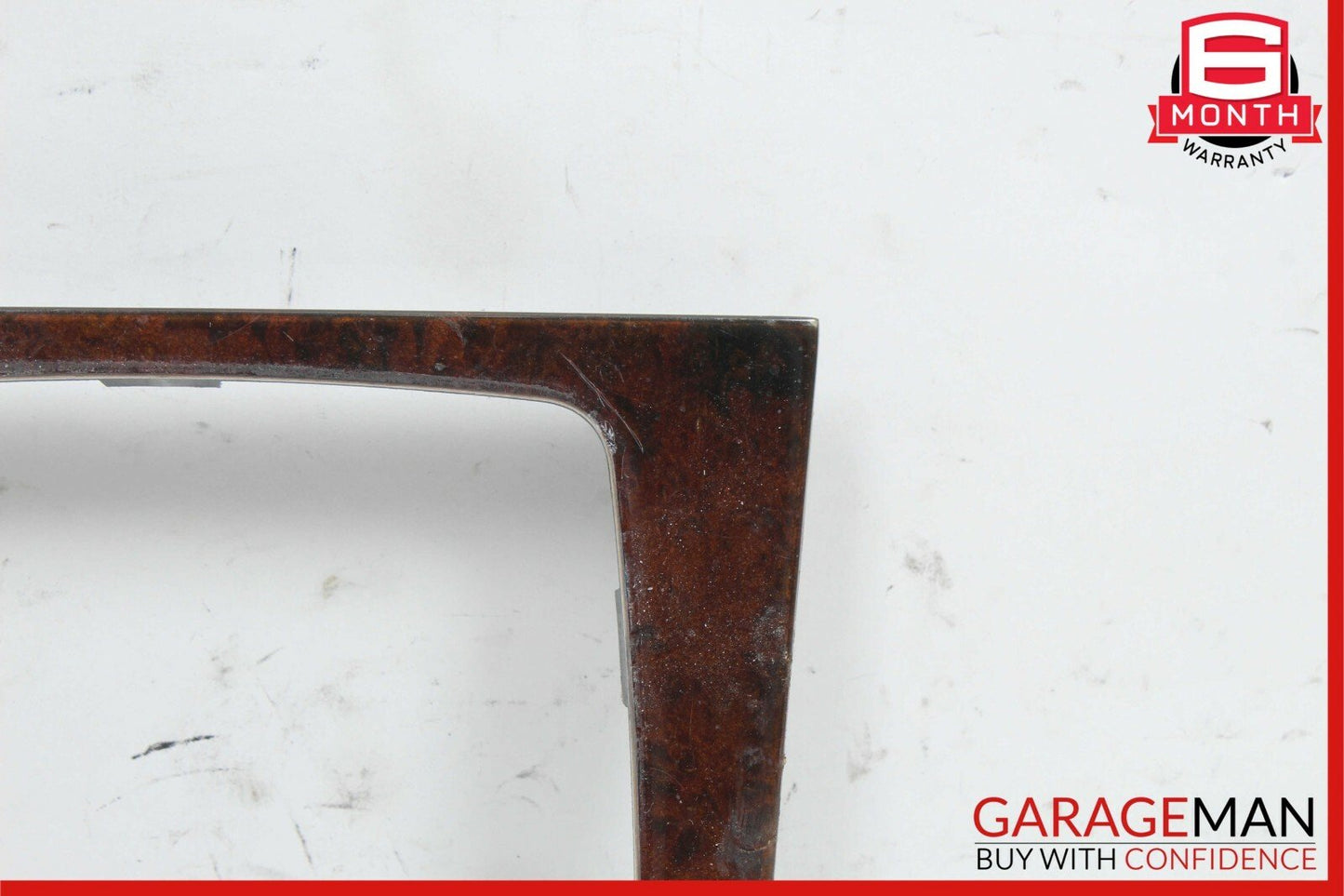 08-15 Mercedes W204 C300 C63 AMG Center Console Gear Shift Trim Bezel Cover Wood
