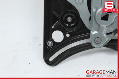 10-16 Mercedes W212 E350 Rear Left Door Window Regulator Frame w/o Motor