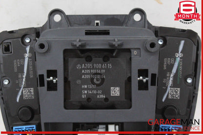 15-20 Mercedes W205 C300 Center Console Multi Function Switch Control OEM