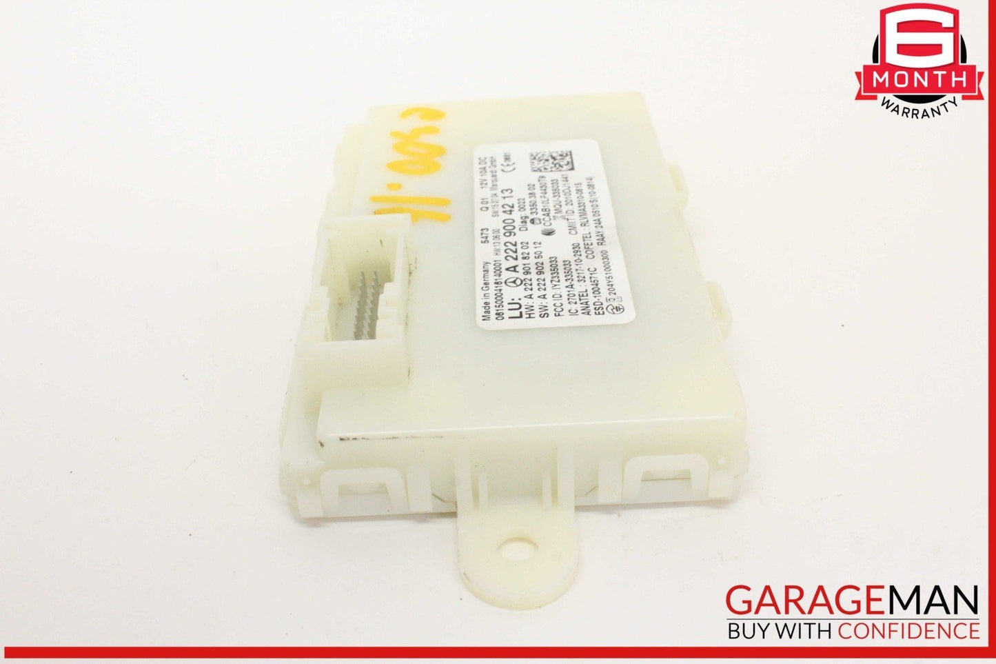 14-19 Mercedes W205 C300 S550 GLC350 Keyless Go Entry Control Module Unit OEM