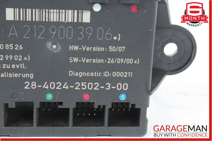 08-14 Mercedes W204 C250 C300 Rear Left Driver Side Door Controller Module