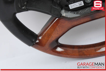 10-14 Mercedes W221 S400 S550 4 Spoke Steering Wheel w/ Paddle Shifters OEM