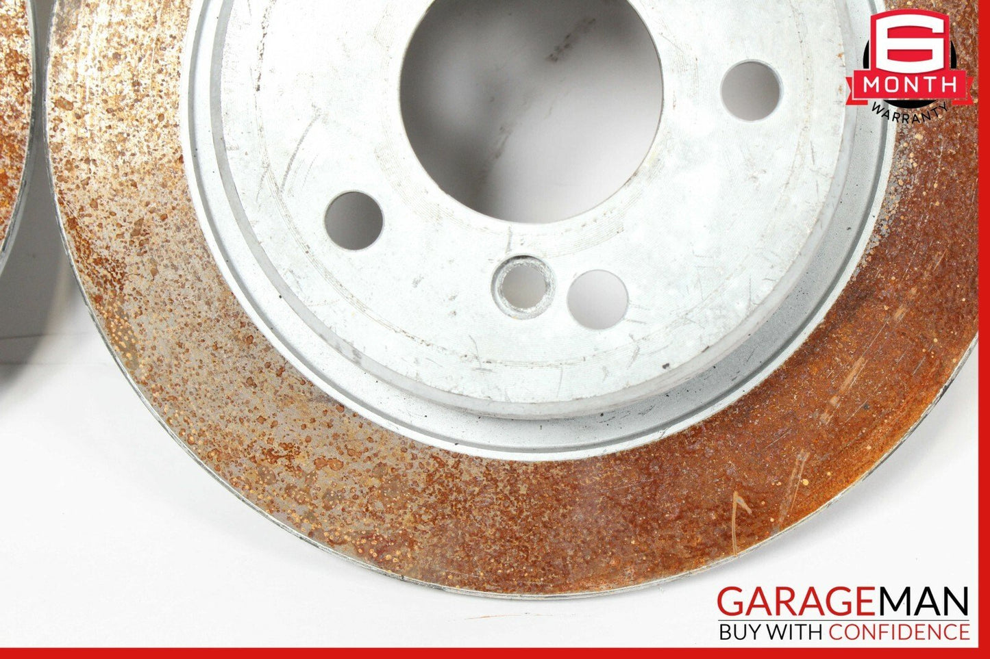 90-02 Mercedes R129 300SL SL500 Rear Brake Rotors Disc Left and Right Set OEM