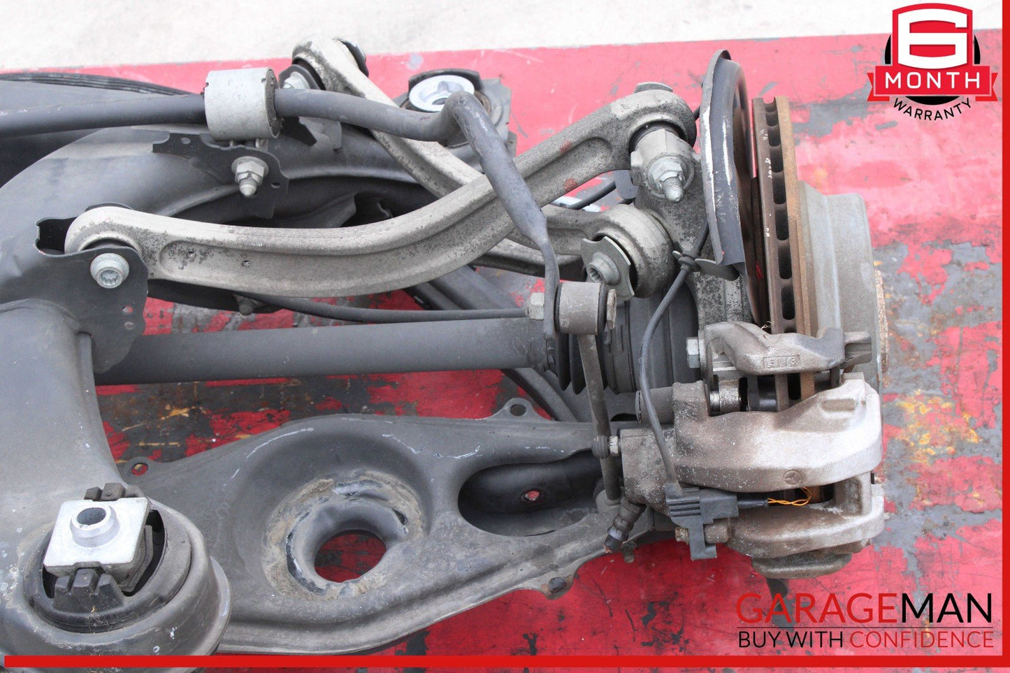 10-16 Mercedes W212 E350 Rear Differential Axle Spindle Subframe Bar Assembly