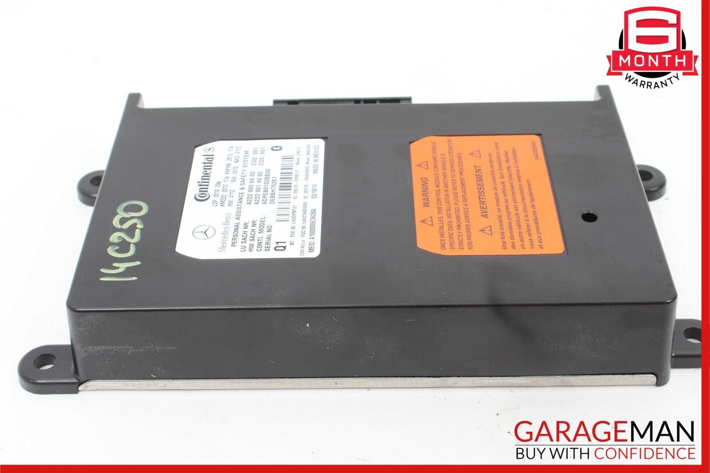 12-20 Mercedes W204 C250 E550 SL400 Communication Control Module Unit Q1 OEM