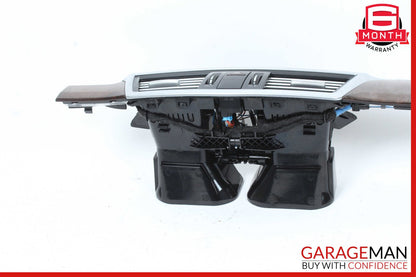 10-13 Mercedes W212 E350 Center Dashboard Dash Trim Molding Wood OEM