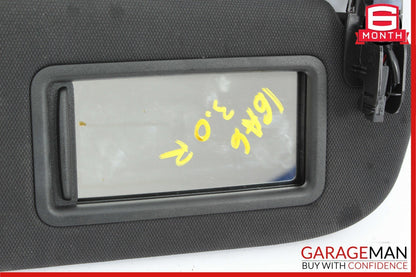 12-16 Audi A6 A7 Front Right Passenger Side Sunvisor Sun Visor Shade Cover Black