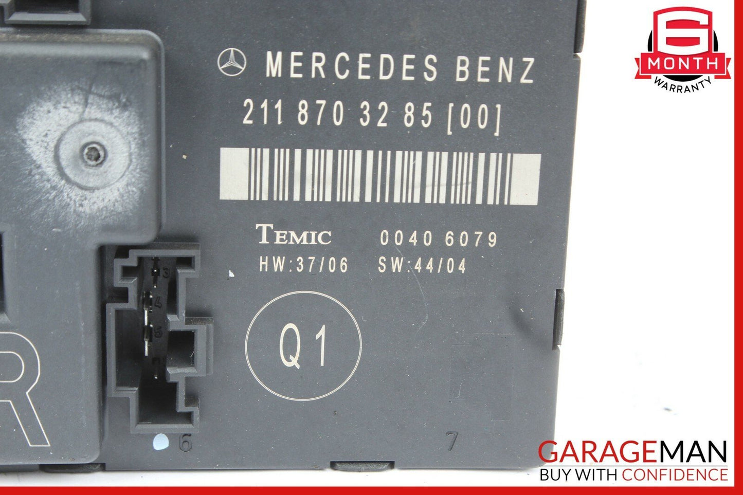 06-11 Mercedes W211 E350 CLS350 Rear Right Passenger Side Door Control Module