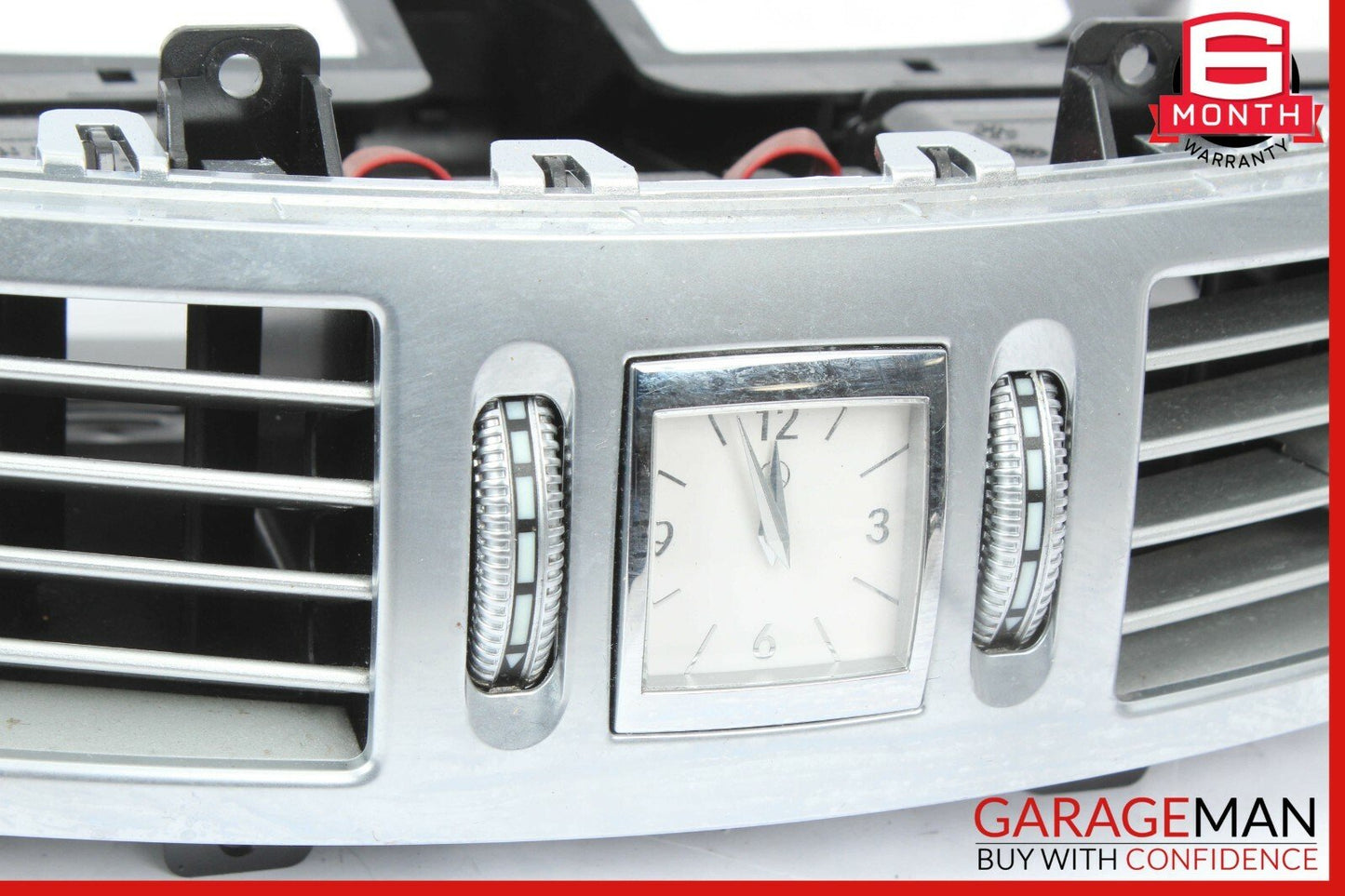 07-13 Mercedes W221 S550 S600 Dash Dashboard Air A/C Vent Trim Clock Assembly