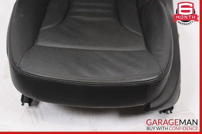 09-17 Audi Q5 Front Left Complete Seat Cushion Assembly Black OEM
