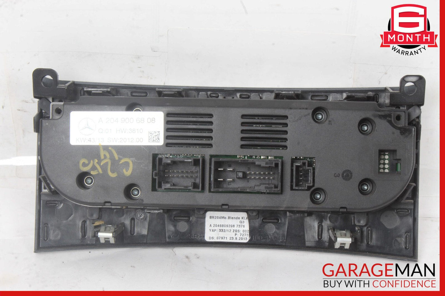 12-14 Mercedes W204 E350 C300 CLS550 AC A/C Heater Climate Switch Control OEM