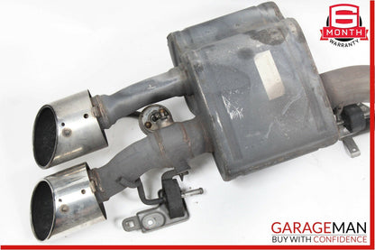 14-18 Maserati Quattroporte Rear Right Passenger Exhaust Muffler Dual Tip OEM