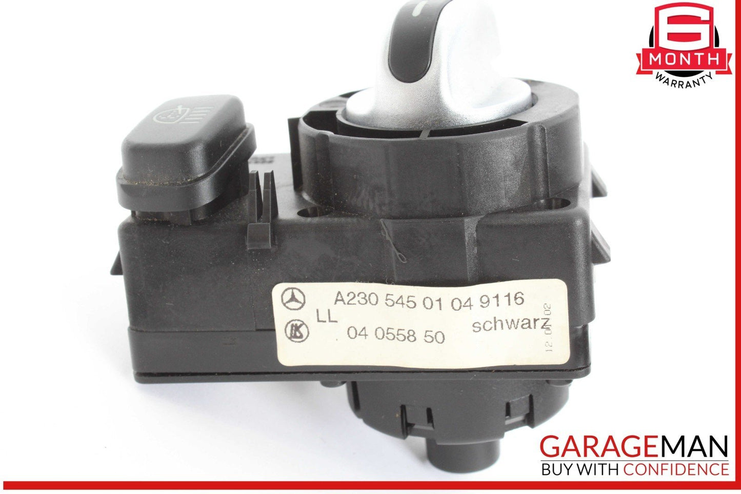 03-12 Mercedes R230 SL500 SL550 SL55 AMG Headlight Control Switch Assembly OEM