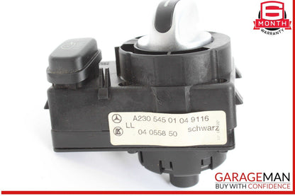 03-12 Mercedes R230 SL500 SL550 SL55 AMG Headlight Control Switch Assembly OEM