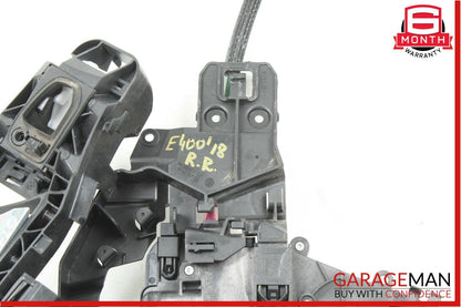 16-18 Mercedes W213 E400 Rear Right Passenger Door Lock Latch Actuator Assembly