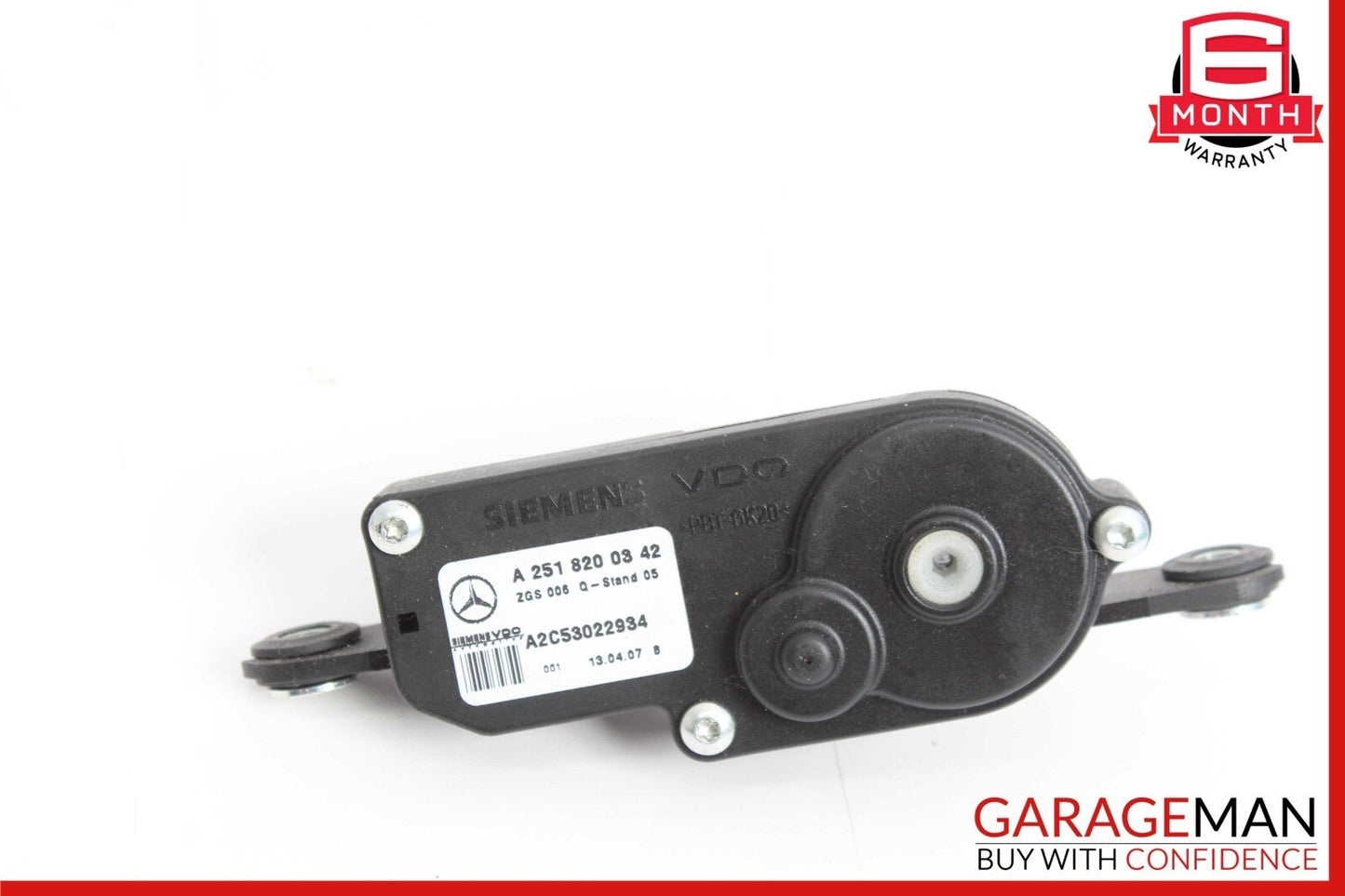 06-13 Mercedes W251 R350 R320 Rear Left Side Quarter Window Motor 2518201942 OEM