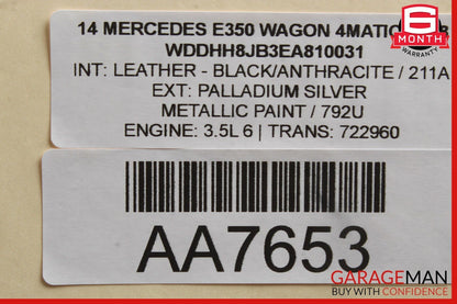 08-14 Mercedes W212 E350 C300 Rear Left Driver Side Door Lock Latch Actuator