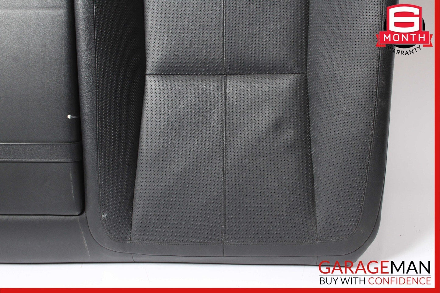 07-09 Mercedes W221 S450 S550 Rear Top Upper Seat Cushion Cover Black OEM