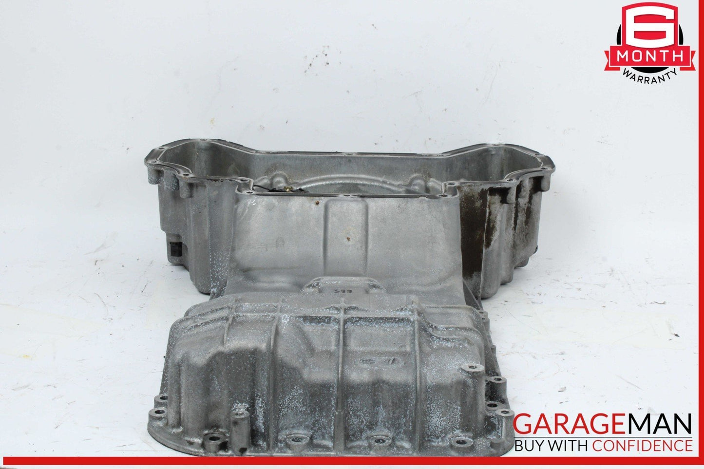 05-11 Mercedes W211 E350 Engine Upper Oil Sump Baffle Pan 2720142102 OEM