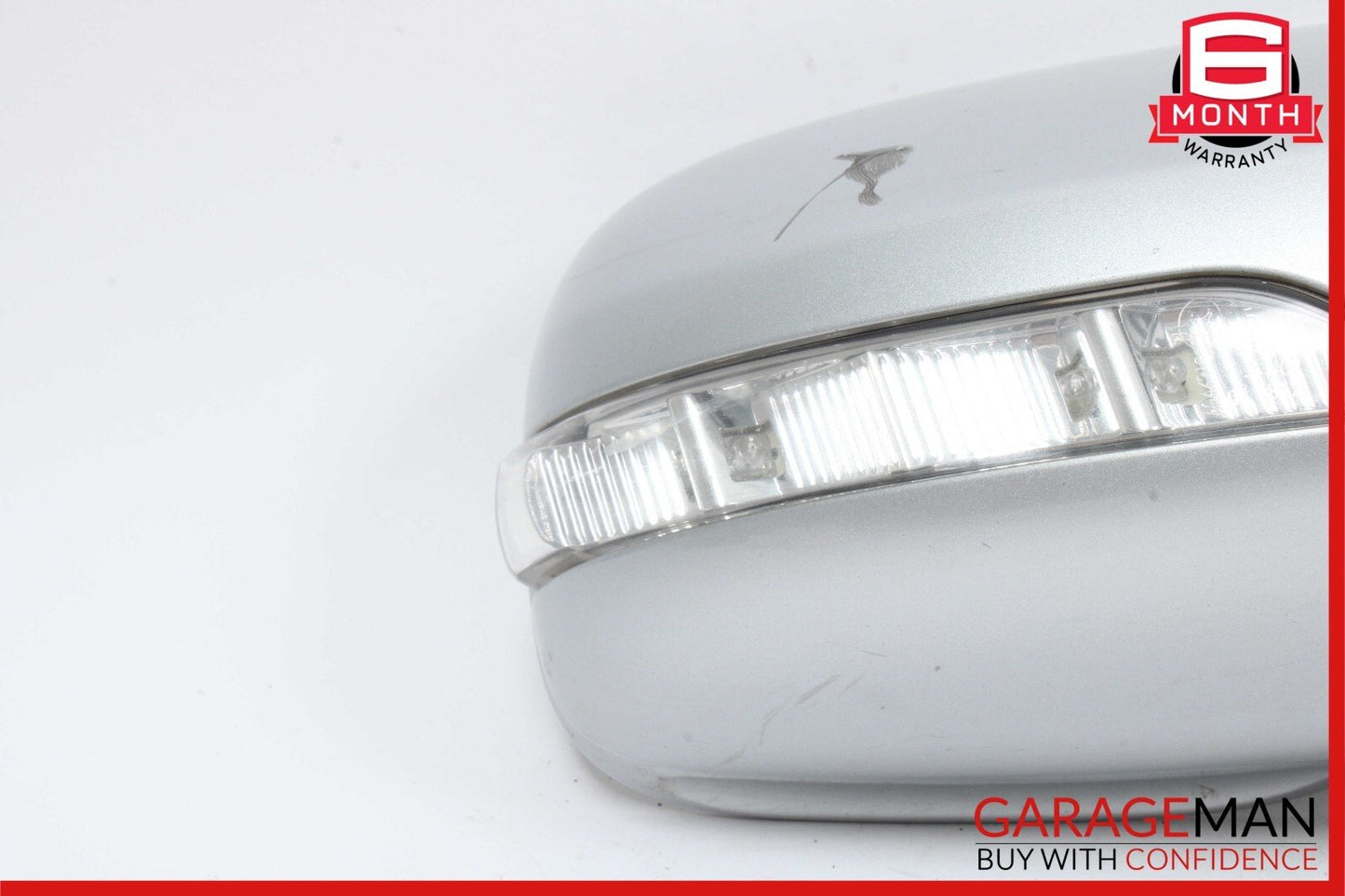 07-09 Mercedes W211 E350 E550 Front Right Side Door Rear View Mirror Silver OEM