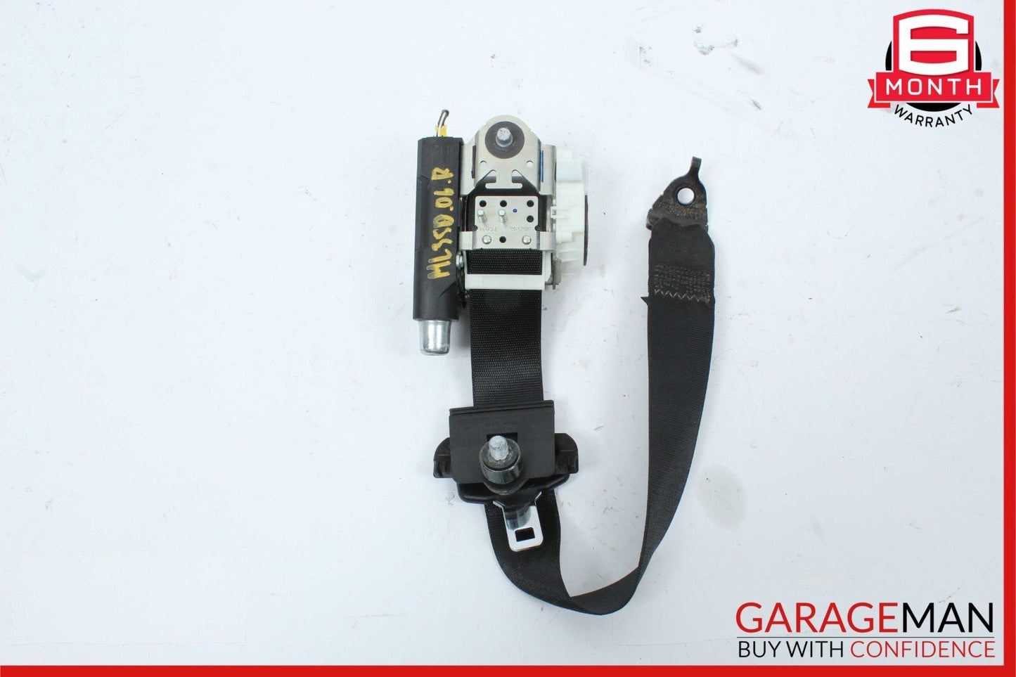 06-12 Mercedes W164 ML450 Second 2nd Row Rear Left Side Seatbelt Retractor Black
